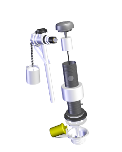 Set Mechanism 3/6 Litres + Fill valve CLARAMAX / 6500.000