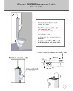 Cable command/Concealed cistern "TUBCHASS"/ 2515.000